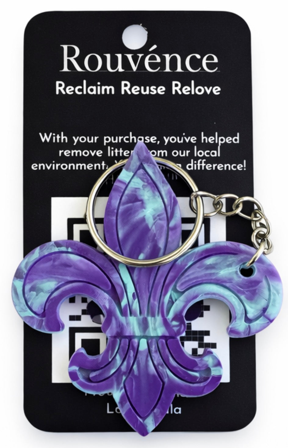 Fleur-de-Lis Keychain